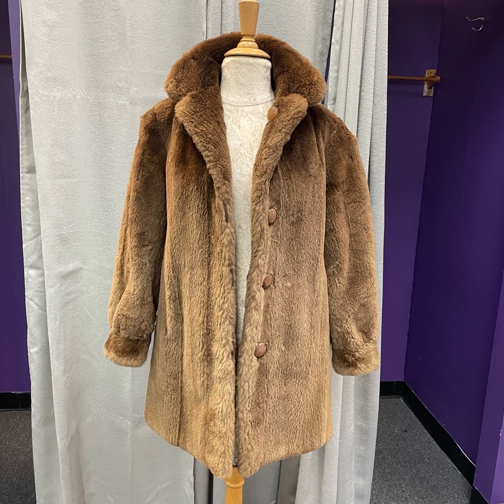Reversible fur jacket